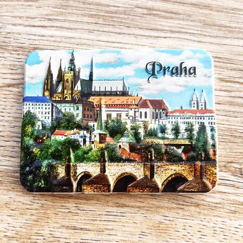 

praha Creative,Travel,Commemorate,Crafts,3D,Ornaments,Magnetism,Resin Material,Refrigerator Stickers