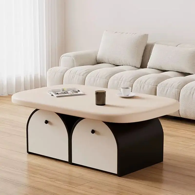 living room Internet celebrity home, modern simple small apartment, French designer creative combination of new models