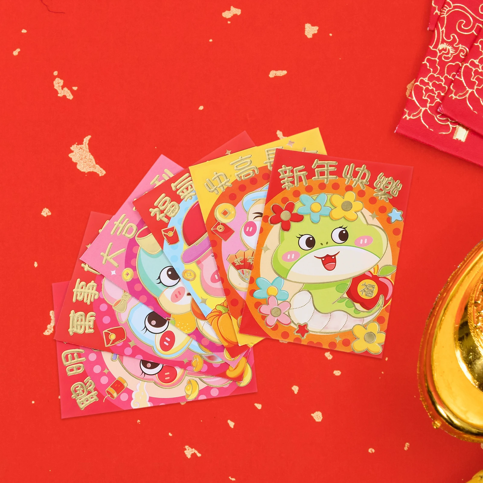 

30 Pcs Spring Festival Red Envelopes Traditional Packets Luck Money Bags Coated Paper Present Pockets Secure Cash Exquisite