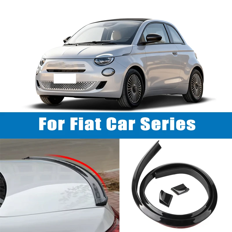 

1.5M Car-Styling 5D Carbon Fiber Spoilers Styling DIY Refit Spoiler For Fiat 500 Panda Tipo Ducato Doblo Fiorino Palio Siena