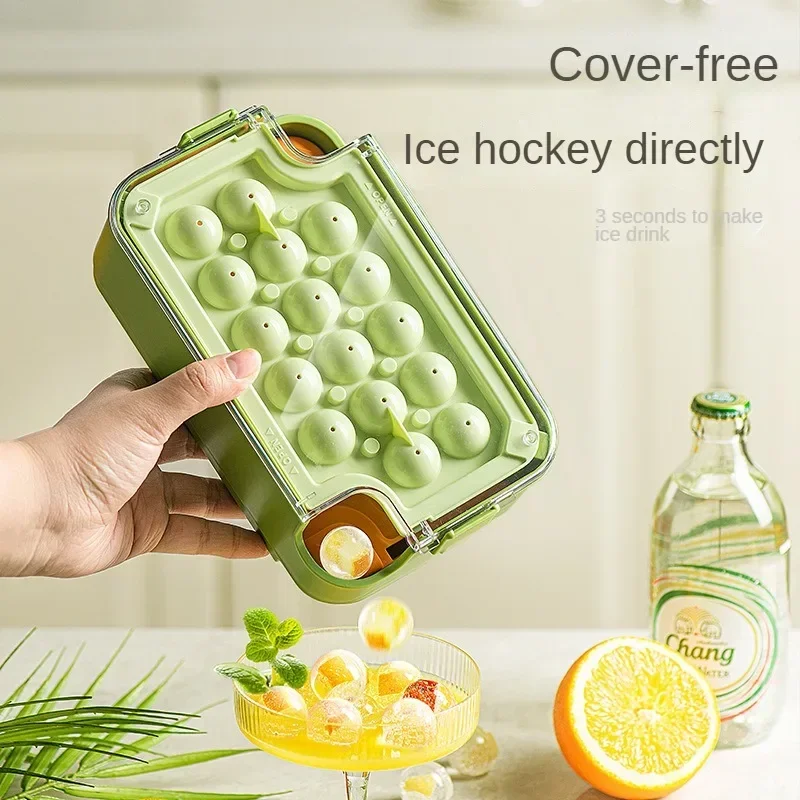 

Ice ball machine ice cube tray with lid shovel storage box ice cube mold square container kitchen gadget for beer whiskey drink