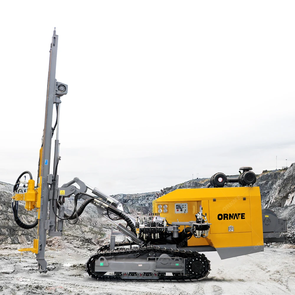 Customized Durable Down Hole Drill Rig 0-80rpm 300mm Ground Clearance for Blast Hole Mining Construction