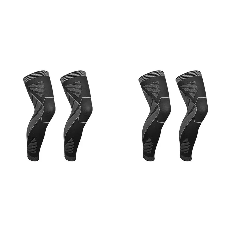 

ABKG 4X Компрессионный рукав для всей ноги, Компрессионный рукав для всей ноги, Компрессионные рукава для коленей и ног L