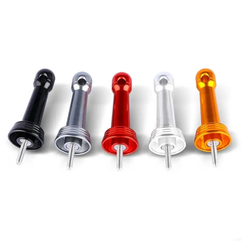 Universal Wheel Balance Rod Aluminum Fishing Reel Balancers with Rubber Rings & Gasket Insertion in/Screw in Reel Stand