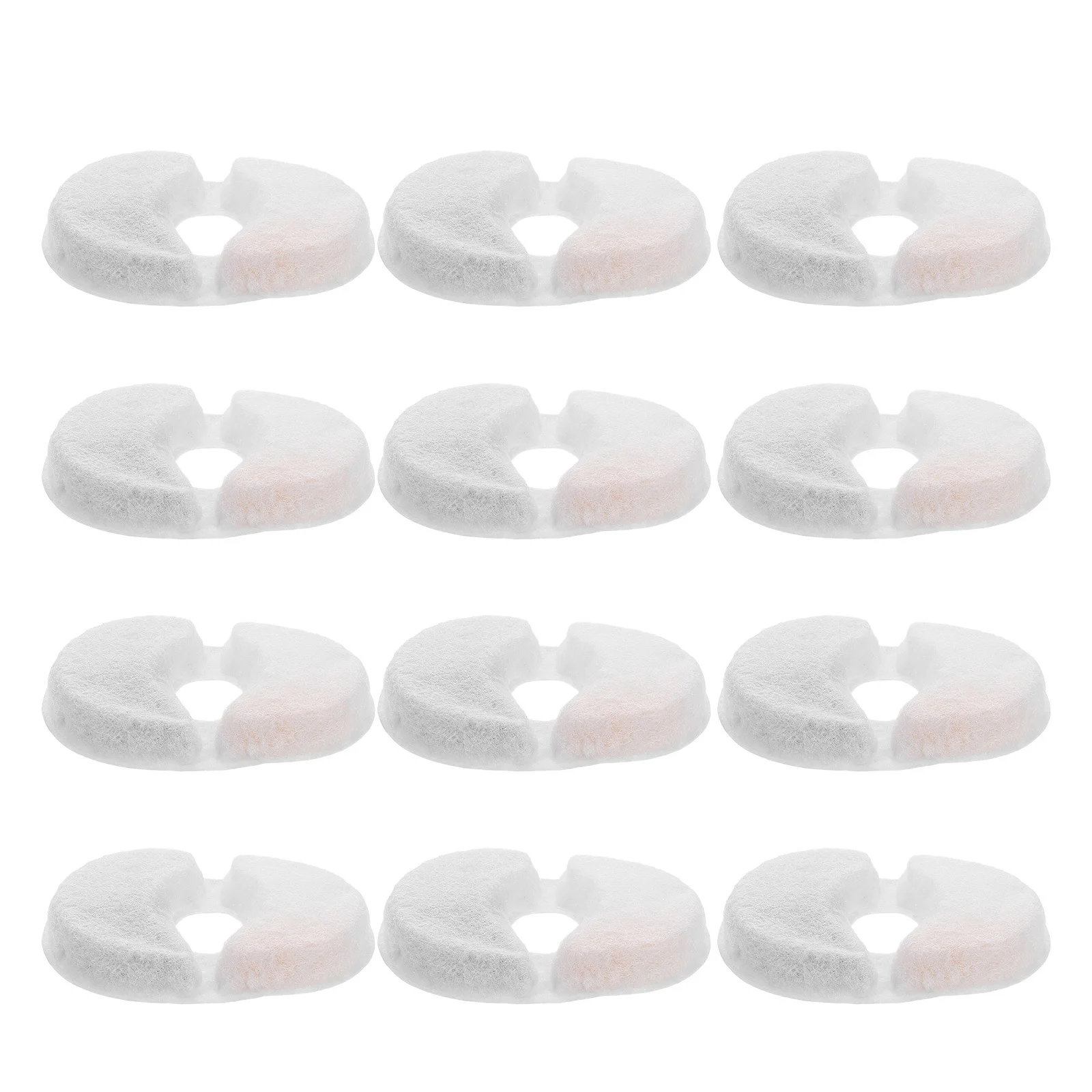 

12Pcs Pet Fountain Replacement Filter Compatible Cat Dog Water Dispenser Filters Softening Water Hair Odor Removal