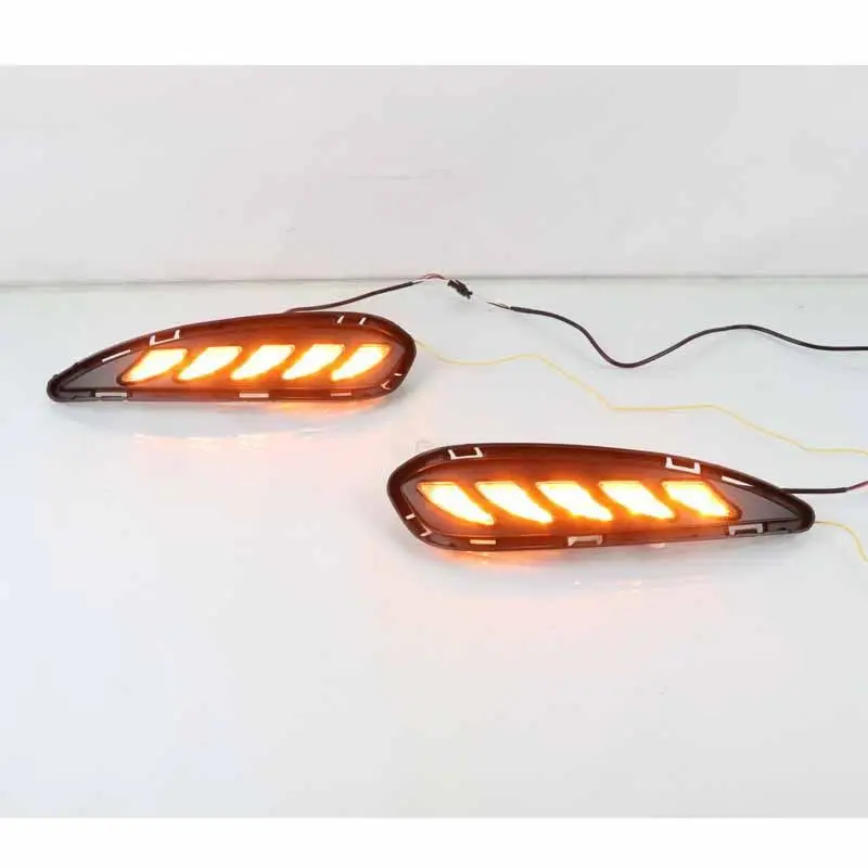 SAAR مناسبة ل 22 نموذج الجدار العظيم Ola Haomao غطاء الضباب الأمامي تعديل LED النهار تشغيل بدوره مصباح إشارة مكافحة #4