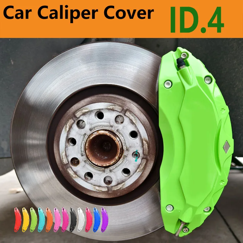 

For Volkswagen ID.4 2021 2022 2023 2024 Car Brake Caliper Cover Aluminum Alloy Front Rear Wheel Modification Exterior Kit