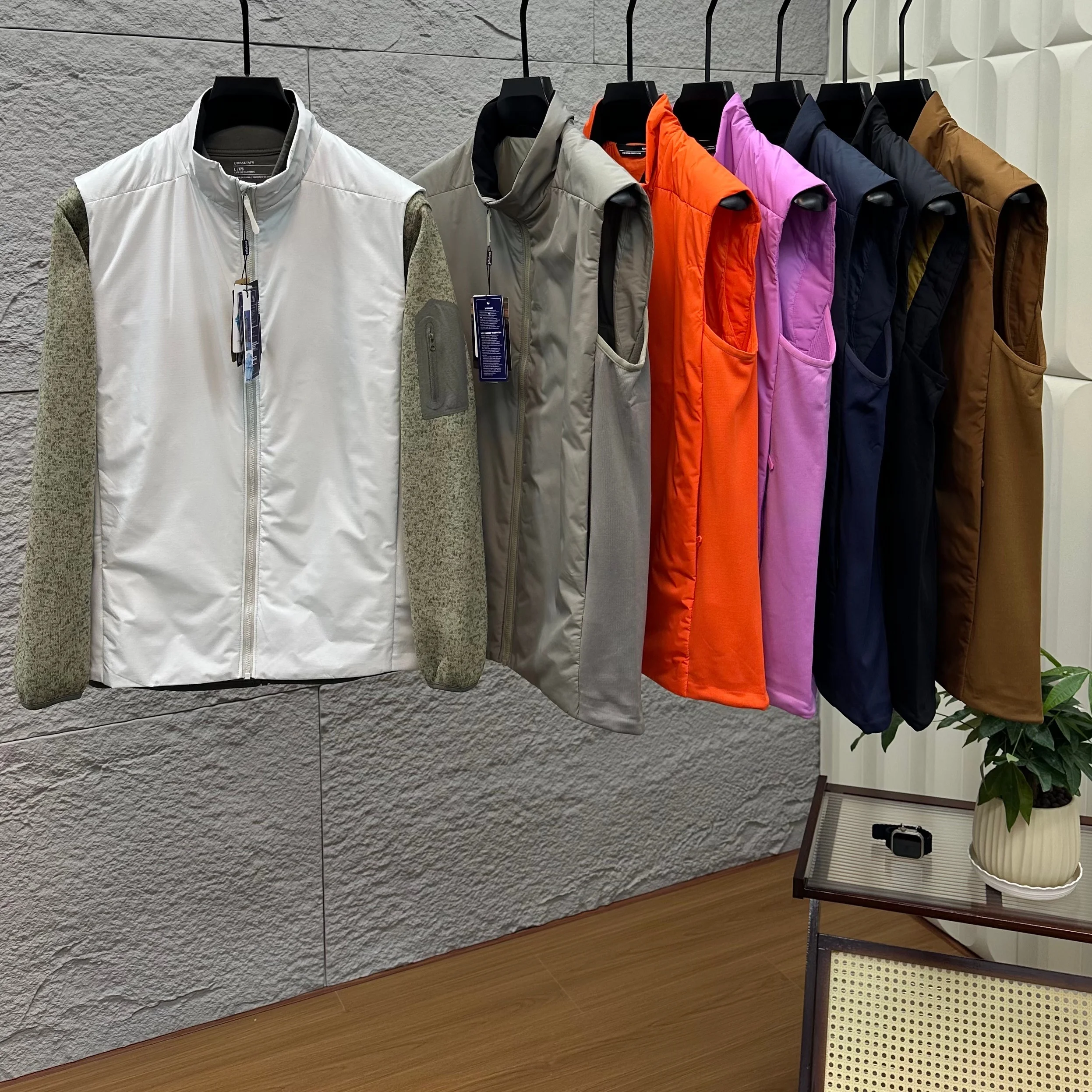 

Уличный ветрозащитный водонепроницаемый утепленный жилет с меховой подкладкой и воротником-стойкой, повседневный, для пар, осень-зима