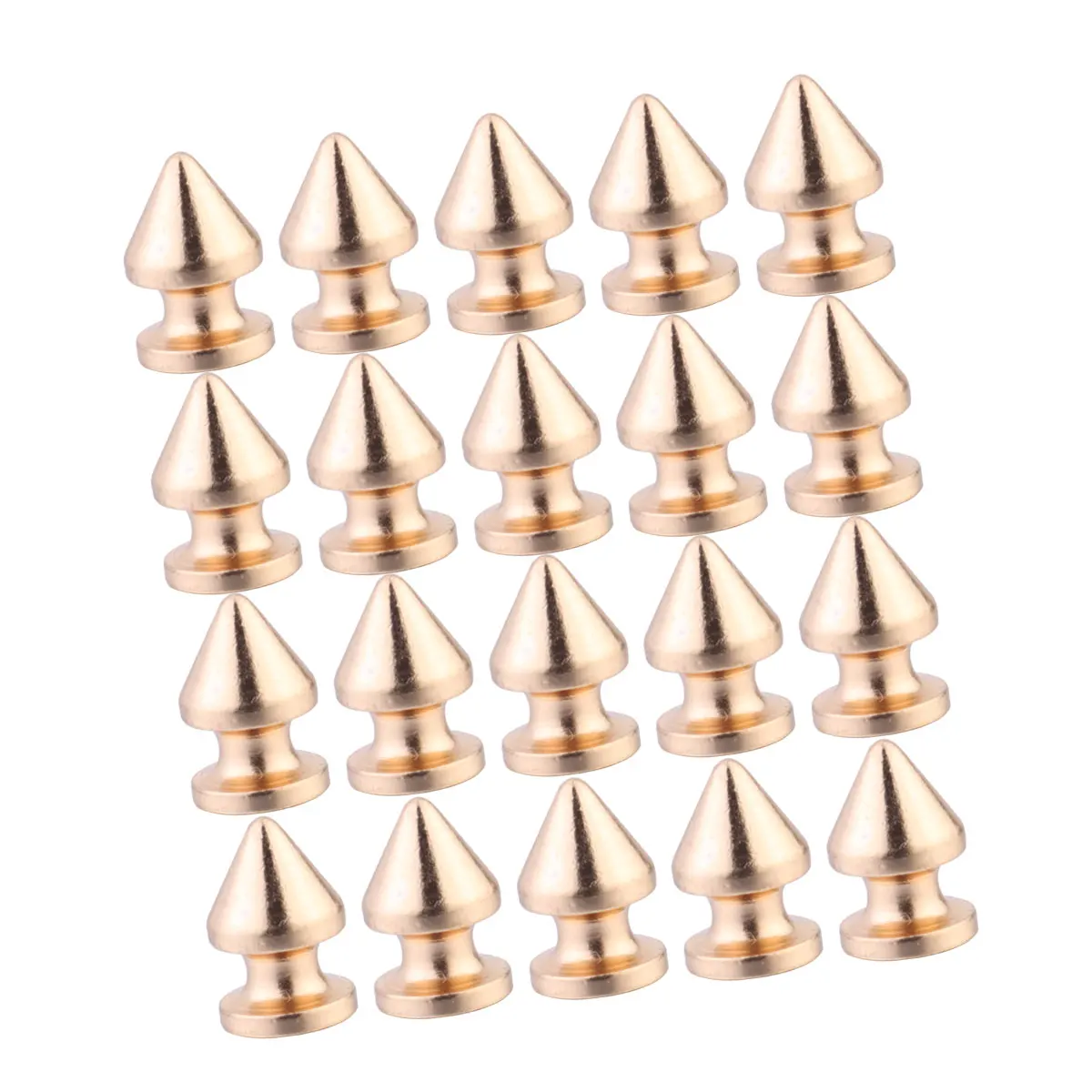 

20 Pcs Rivets Durable Metal Fittings for DIY Clothing Shoes Bags Gothic Decorative Accessories Handicraft Spikes Long