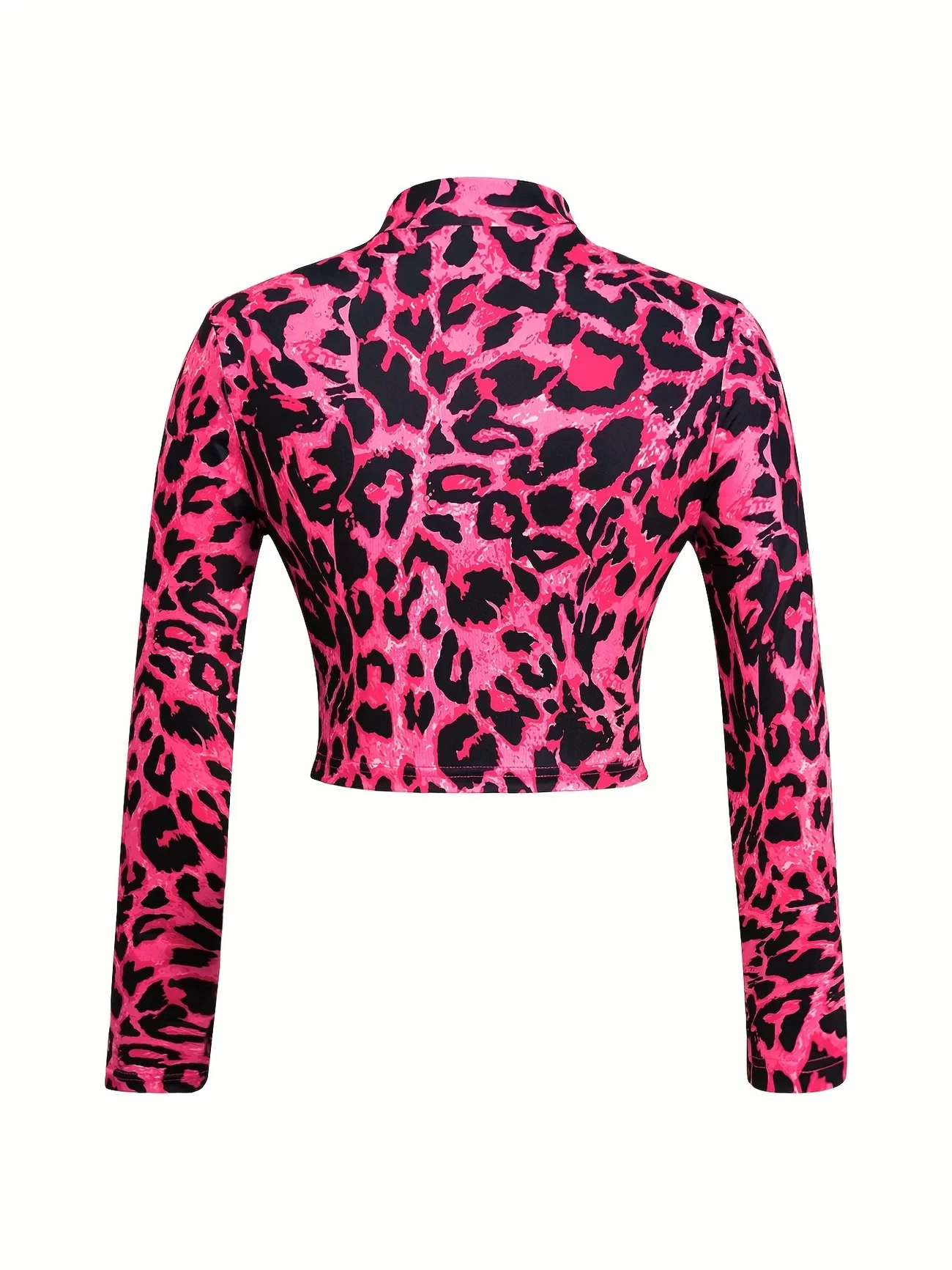 2026 Lässiges Leoparden-Sport-T-Shirt für Damen mit Grafikdruck, Langarm, Retro-Sportbekleidung, City-Break-Party-Karneval-Mode-T-Shirt – Detail 12