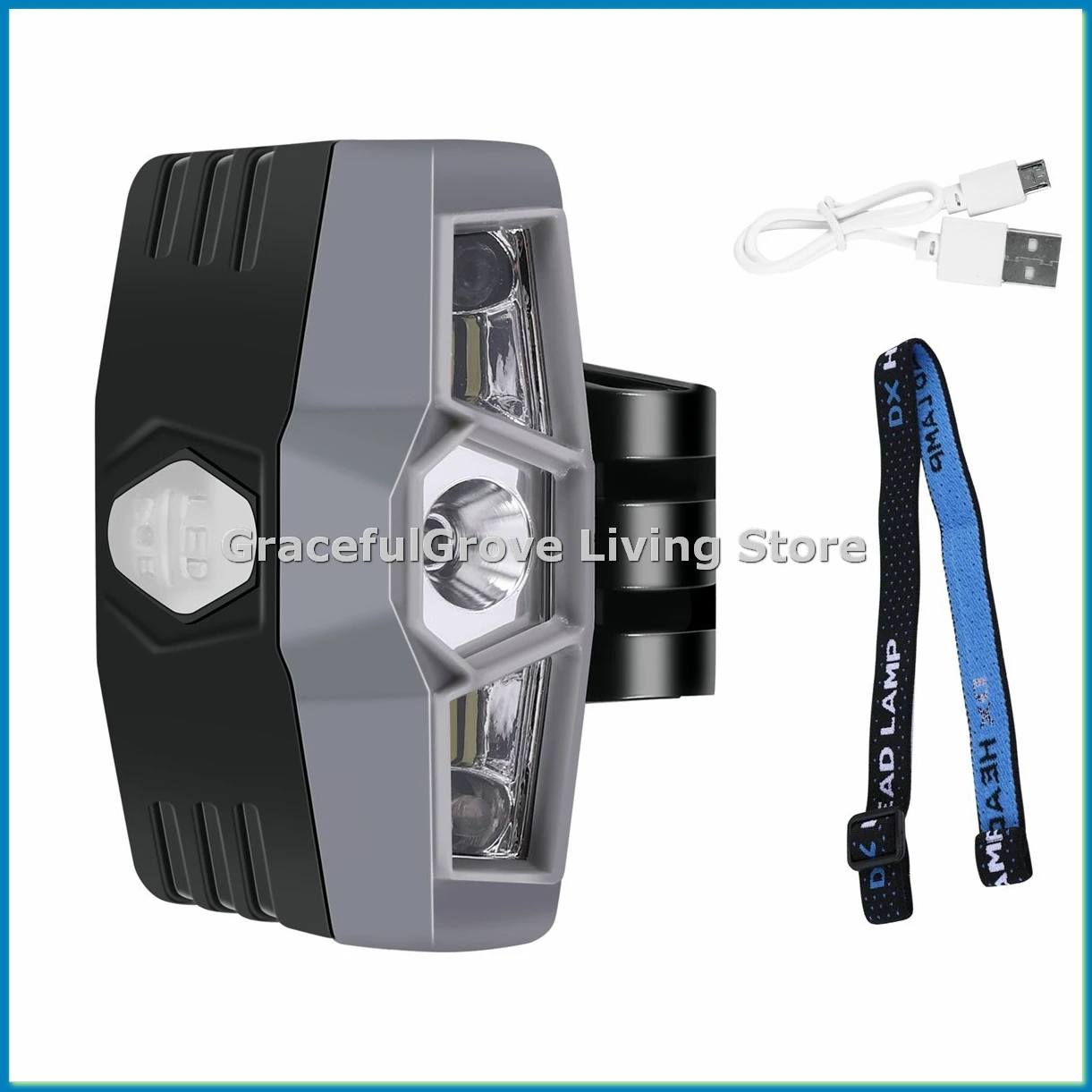 

Ultra Bright Hands-Free Led Clip On Hat Light - Rechargeable 150 Lumens Spotlight Waterproof Cap-ABFB