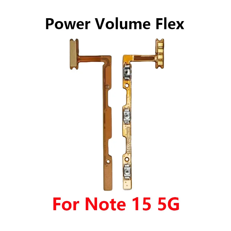 لXiaomi Redmi Note 15 5G حجم الطاقة على زر إيقاف الكابلات المرنة VolumePower الجانب مفتاح الكابلات المرنة #1
