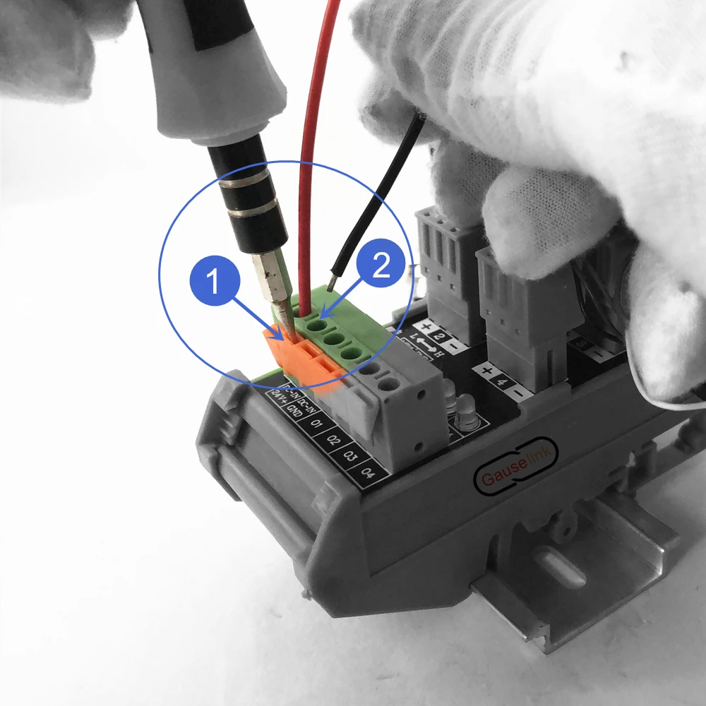 SPS-Eingangsmodul, Klemmenblock, 4, 6 Wege/Kanäle, fotoelektrischer Näherungsschalter, NPN, PNP-Sensor, 3 Drähte, Umwandlung, Transferplatine – Detail 9