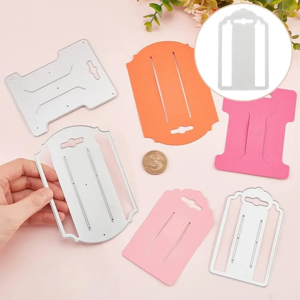3 Style Bow Card Cutting Dies Stencils, Hair Bow Tie Card Hair Clip Card Carbon Steel Templates for DIY Scrapbooking, Photo