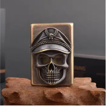 זורו פליז רטרו לפיד מצת אישית סדרת חותמות ישנות לגברים עמיד בפני רוח נפט מצית עישון אביזרי גברים מתנה 8 best sales מצית רטרו - №2