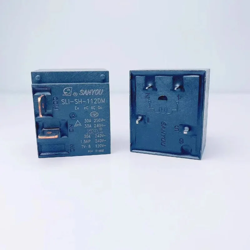 (Novo original) 1 pçs/lote 100% relé genuíno original: SLI-SH-112DM 12V 30A SANYOU Ar condicionado relé da placa-mãe