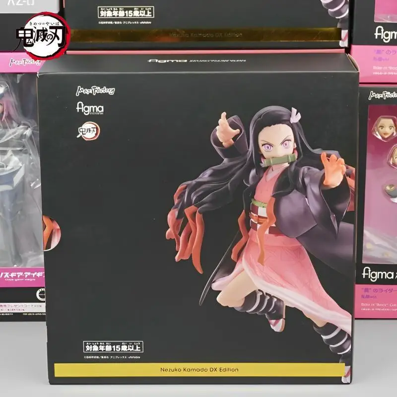 Original Kamado Nezuko Anime Figures Medol Toys Christmas Gifts Figma Demon Slayer Figuras Kimetsu No Yaiba Action Toy Gift