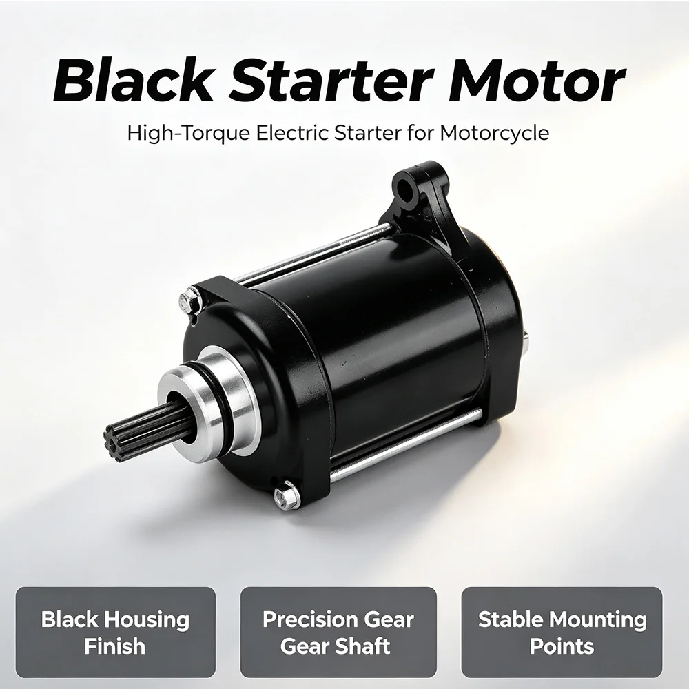 For Kawasaki Ninja H2 H2R H2 Carbon H2 SX Z H2 2015-2023 Motorcycle Starter Motor 12V CCW 9 Spline OEM 21163-0750 Replacement Ki