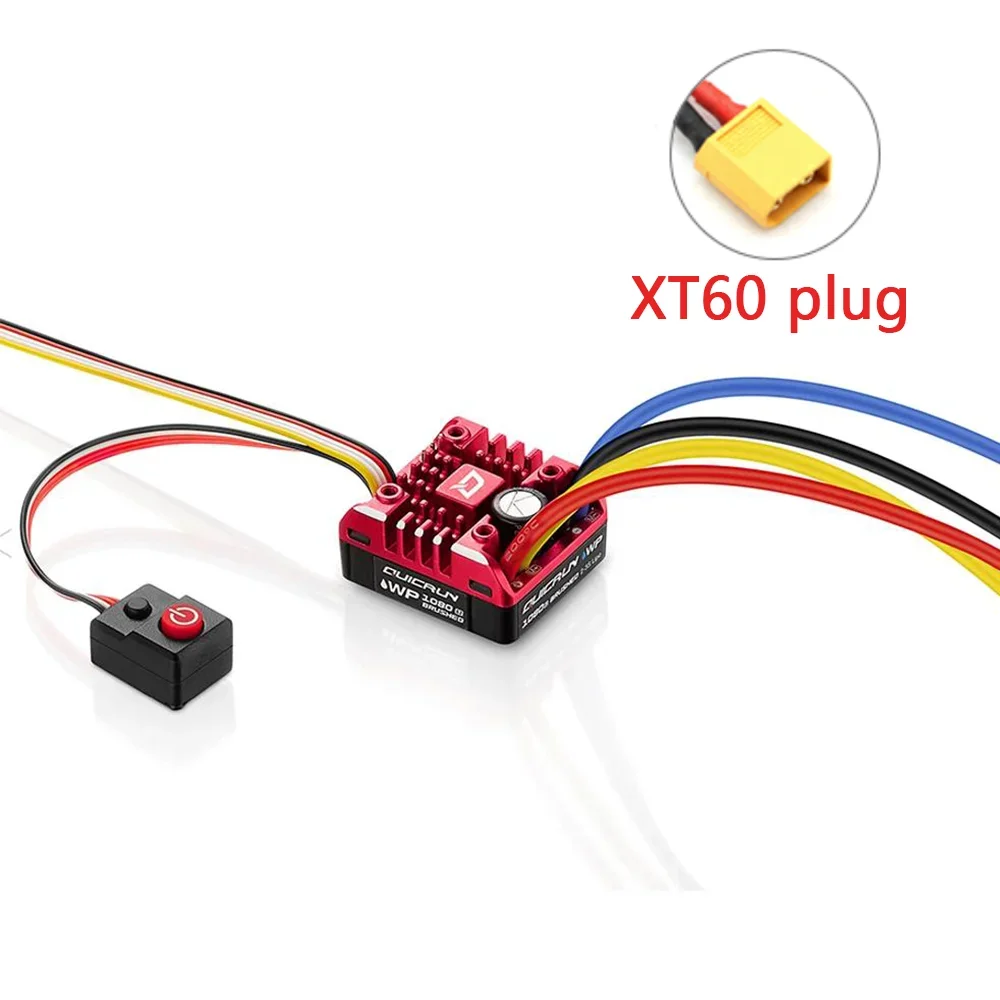 Nowy HobbyWing WP 1080 G2 wodoodporny szczotkowany ESC 80A mający zastosowanie do 1:10 1:8 zdalnie sterowany samochód wspinaczkowy