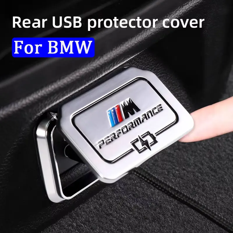 Car Interior USB Type-C Charging Interface Dust Cover For BMW M Performance F40 F44 G20 G30 G32 F48 F39 G01 G02 G07 X3 X4 X5 X7