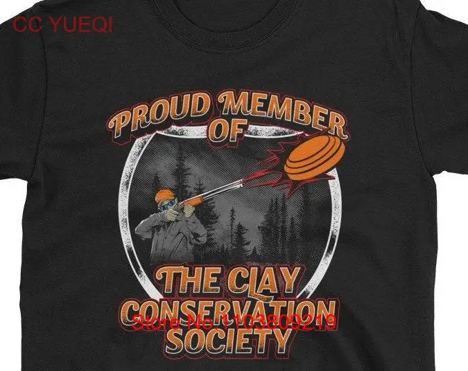 Слет «Член глины» Conservation Society Trap Sporing Футболка с длинными или короткими рукавами