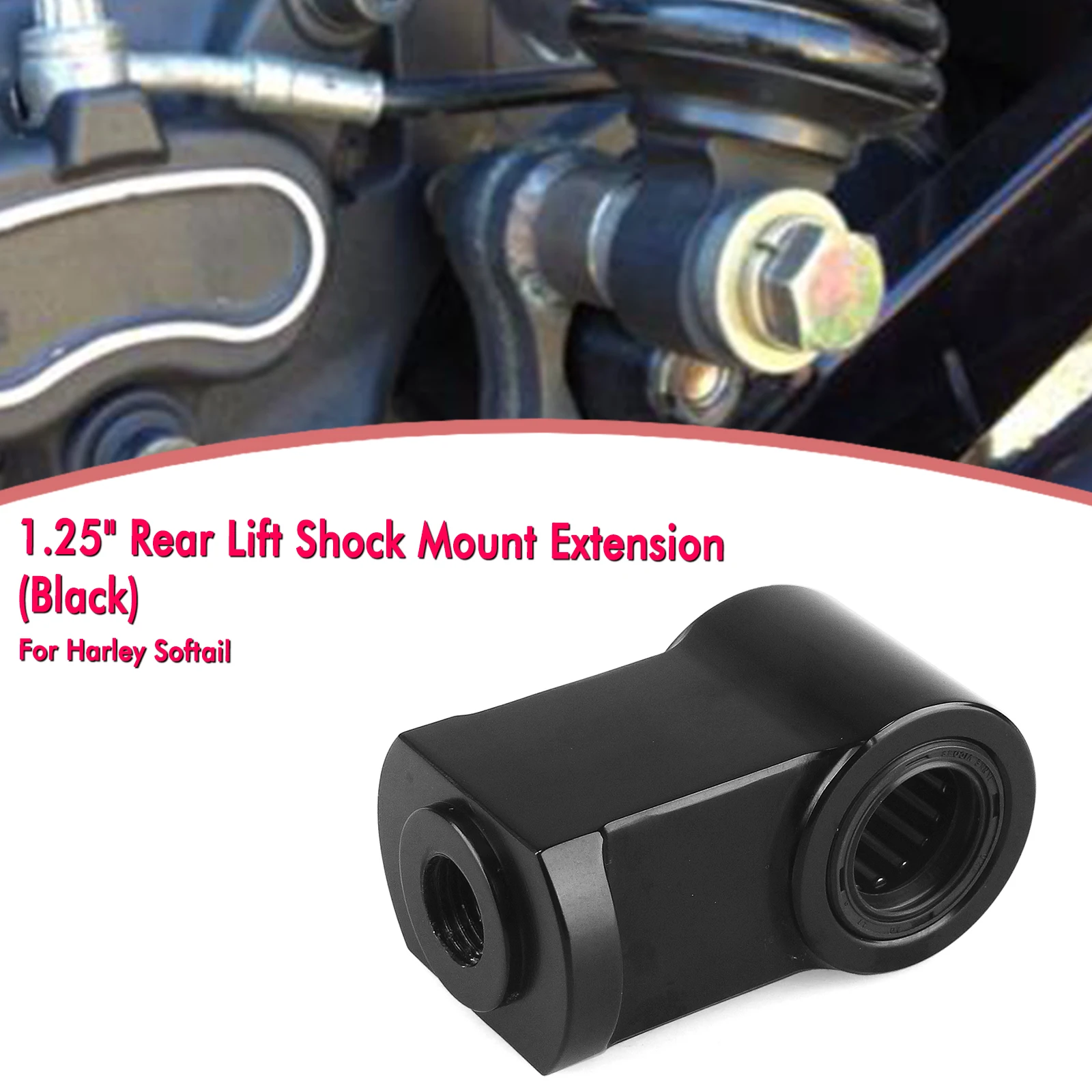 

Motorbike 1.25" Rear Lift Shock Extension Mount For Harley-Davidson Fat Bob FXFB Breakout FXBRS