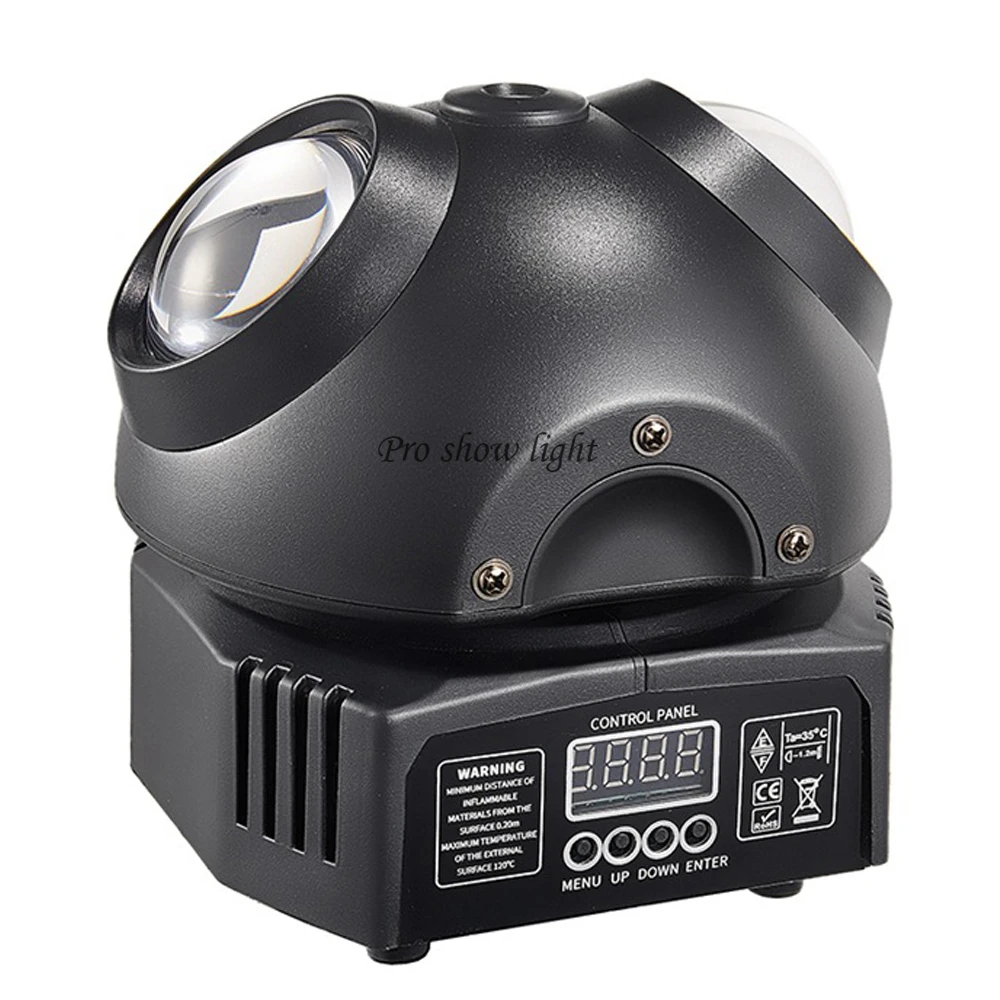 Imagem -04 - Mini dj Disco Party Light 8x3w Dmx Led Beam Moving Head Light com Controle Remoto Stage Laser Projetor para Casamento Show de Natal