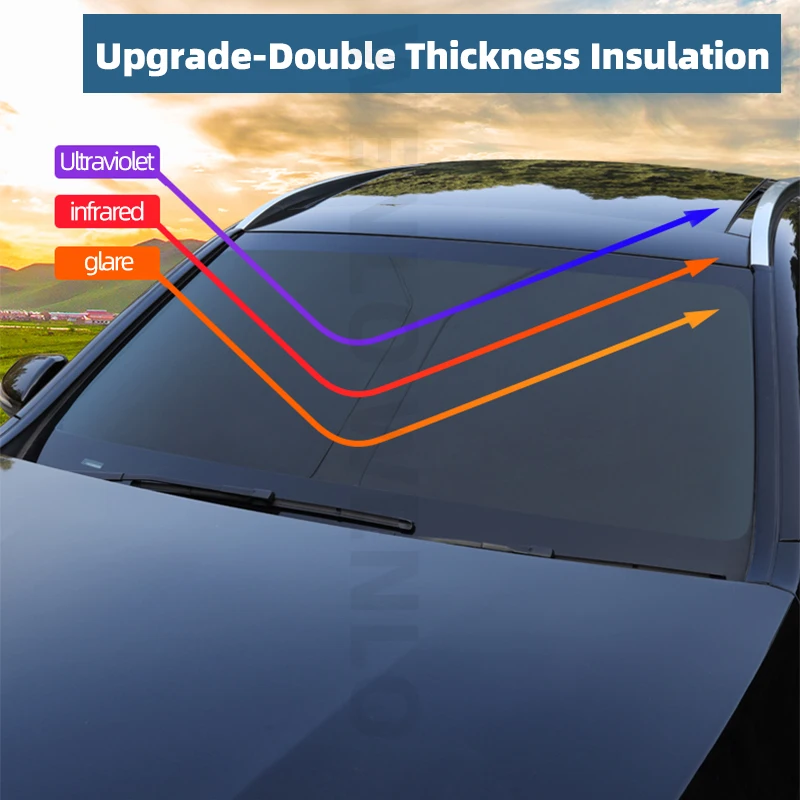 For BMW X5 E70 2007-2013 Car Sun Visor Accessories Window Windshield Cover SunShade Curtain Mesh Shade Blind Custom