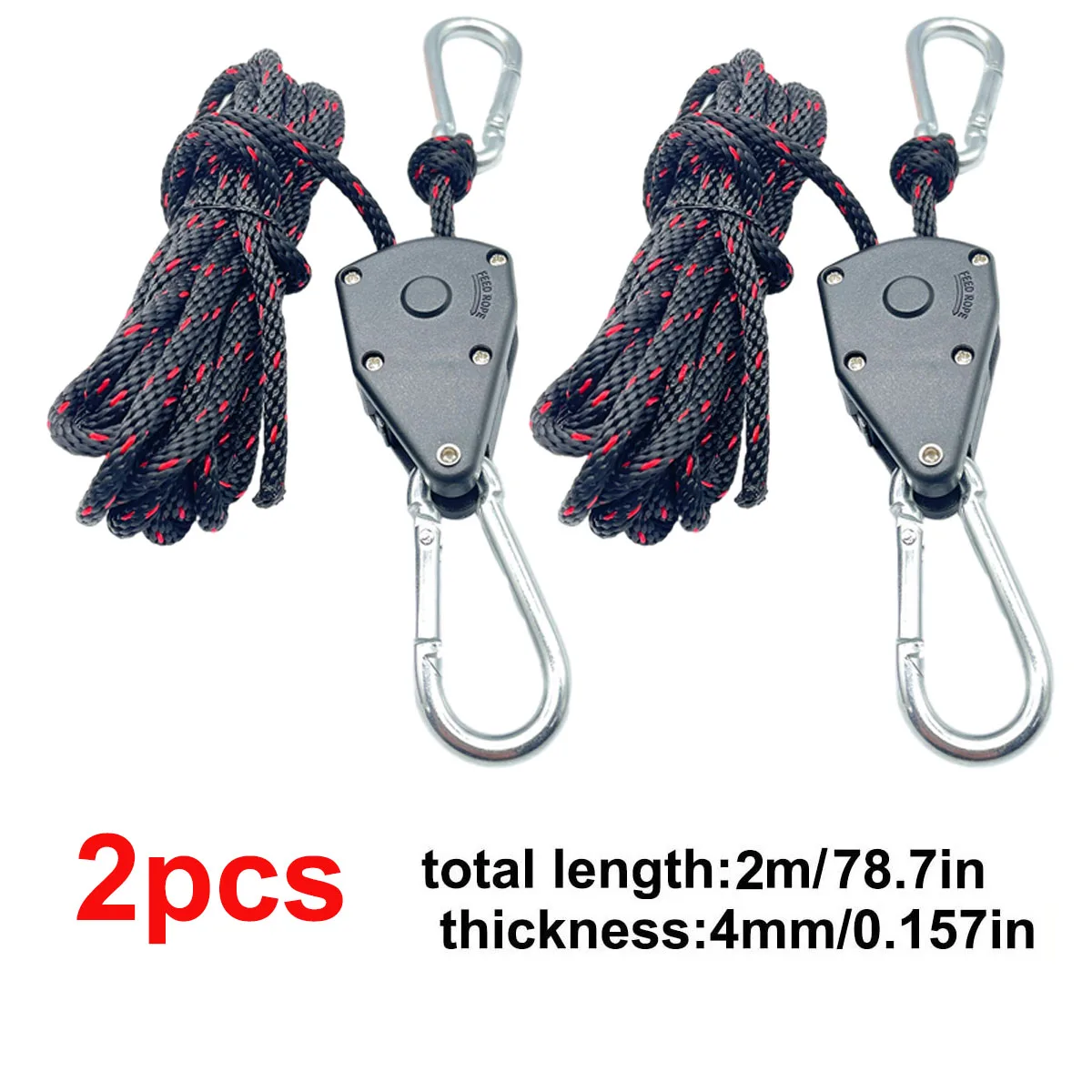 4mm Camping Tent Vastbinden Touw Spanner Bevestiging Katrol Ratel Hangers Luifel Touw Haak Luifel Gesp Touw Aanscherping Tool