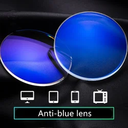 Anti blue light Lens Prescription Lenses Hyperopia Myopia Antireflective Light Optical Eyeglass Lense 1.56 1.61 1.67 1.74