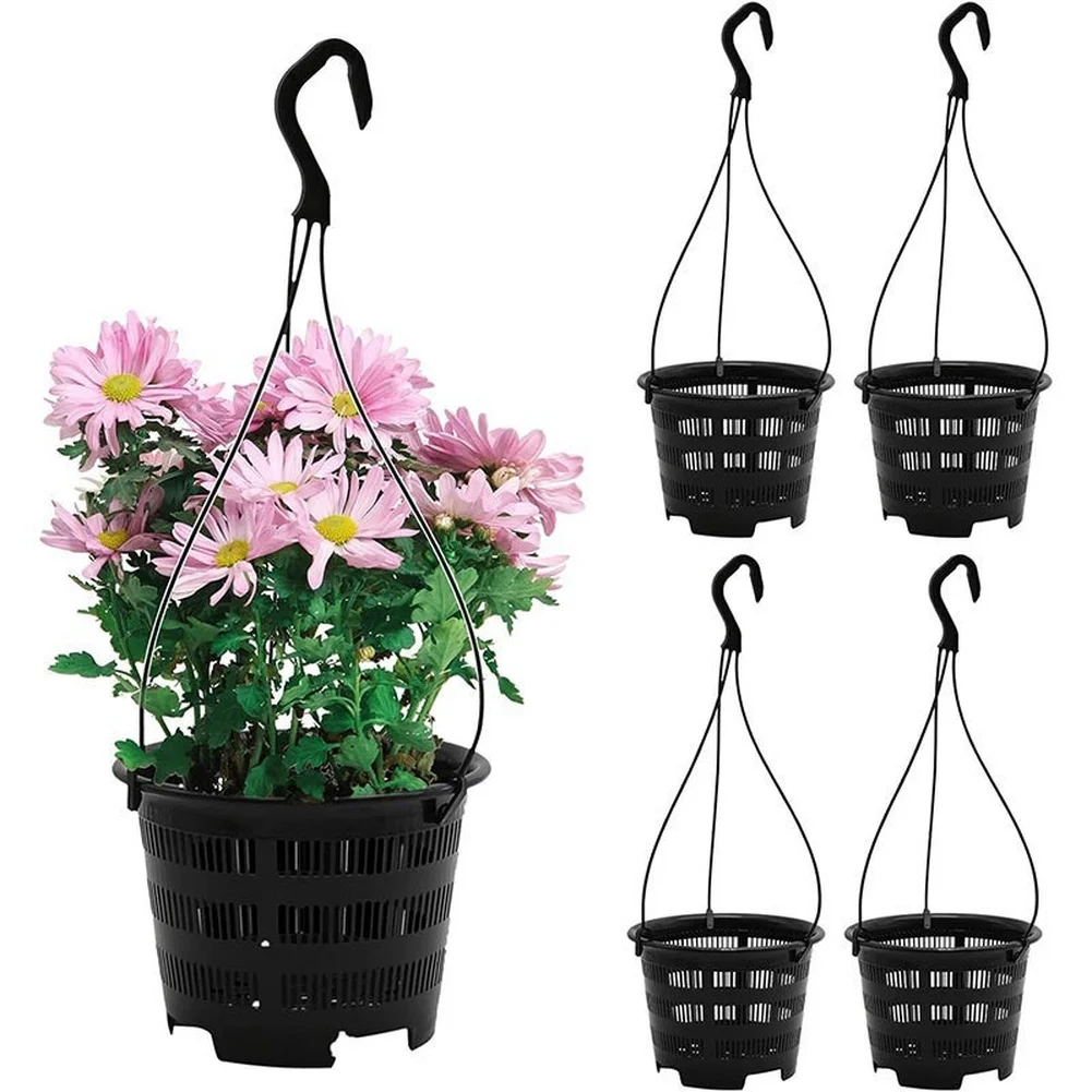 Transparent Gardening Pots Gardening Dendrobium Growers 16.5*11.6*12cm Plastic Plant Pots Transparent Monitoring