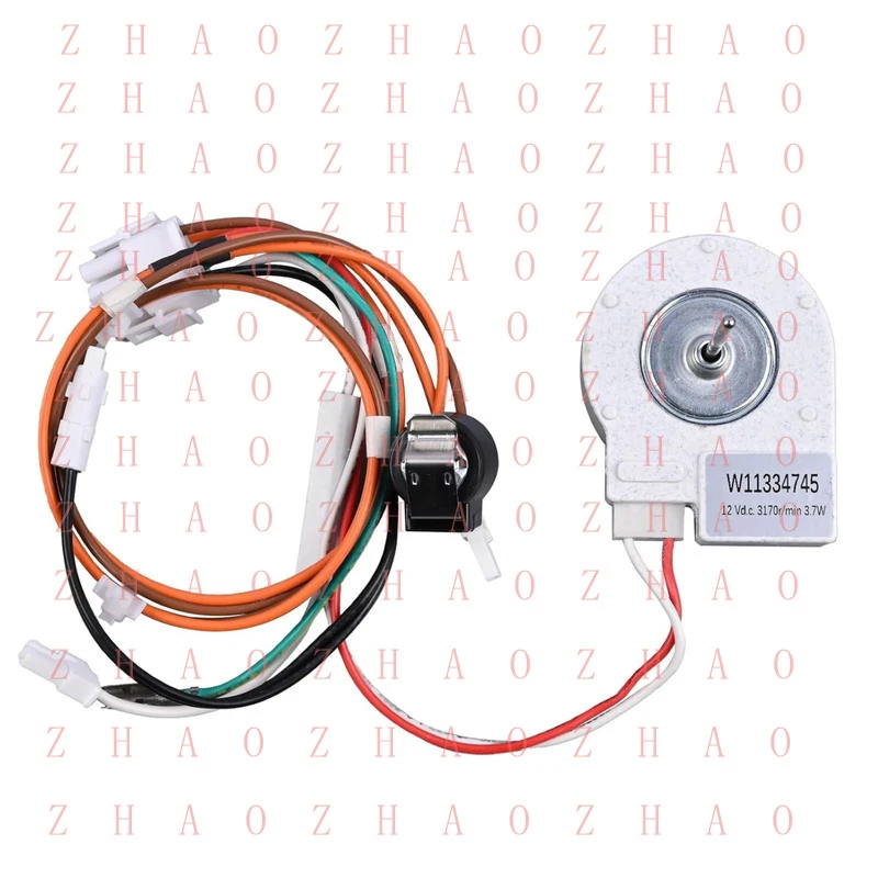 Motor de Ventilador de Evaporador OEM L+ W11334745 DC12V para Refrigeradores Whirlpool/IKEA