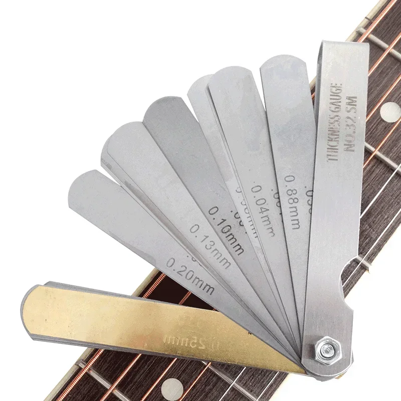 

Guitar Measuring Gap Ruler String Distance Neck Nut Polishing Repair Adjustment Tool - Instrument Accessories Hot Sale