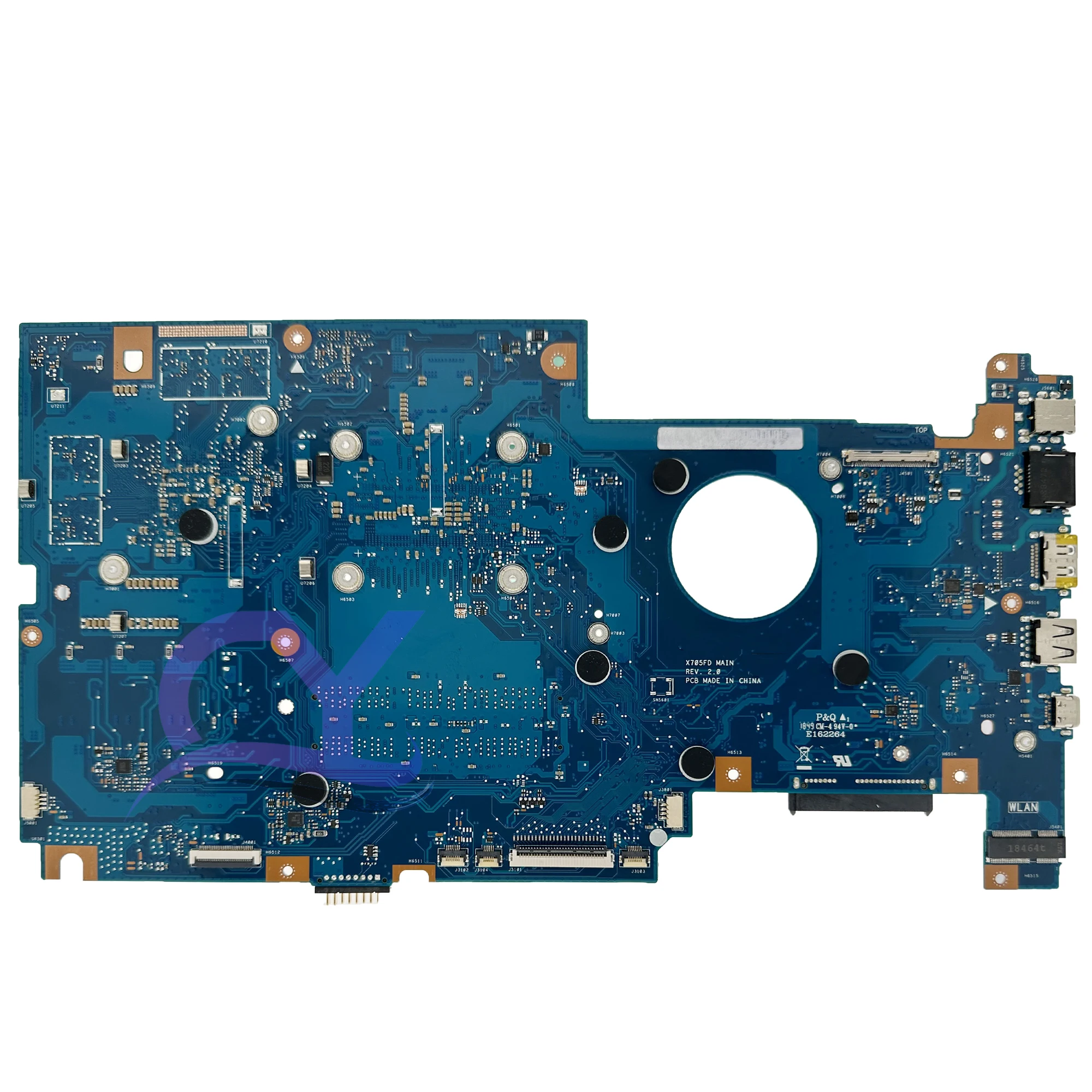 X705FD Mainboard For Asus Vivobook Pro 17 X705 N705 X705F Laptop Motherboard With i3-8145U i5-8265U i7-8565U GTX1050-2G/4G DDR4