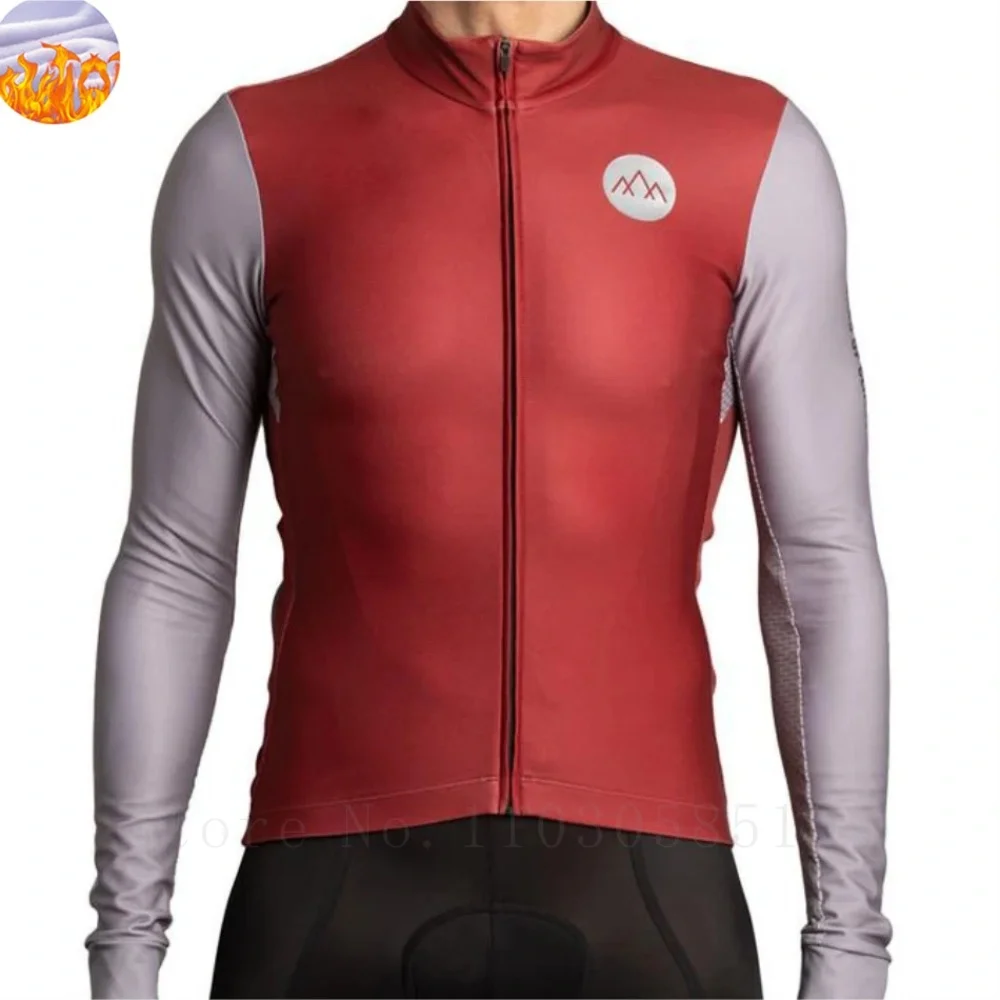 

Men Bicycle Jacket Winter Cycling Clothing Thermal Fleece Long Sleeve Cycling Bike Clothing Warmer Sportswear Ciclismo Hombres
