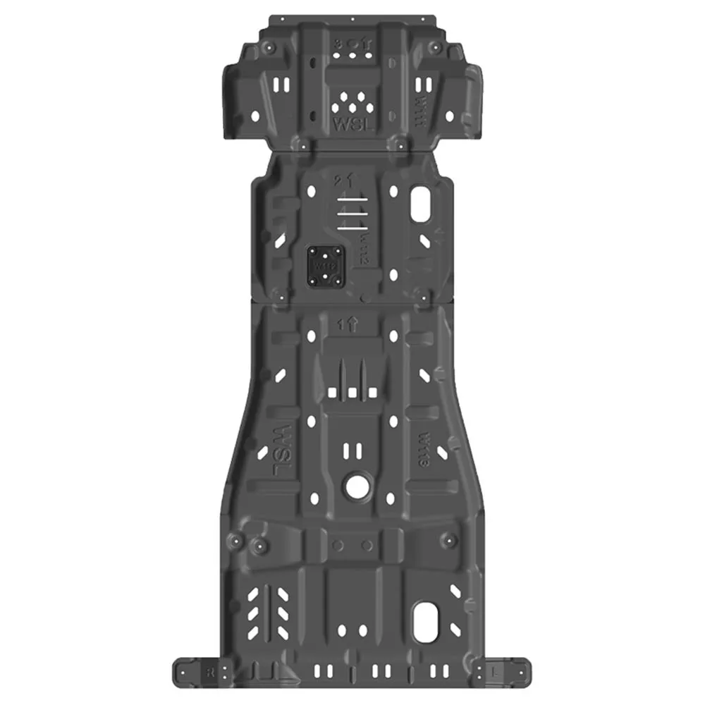 

Offroad 4x4 Vehicles Front and Rear Undercarriage Protection Heavy-Duty Steel Skid Plate for DMAX 2021