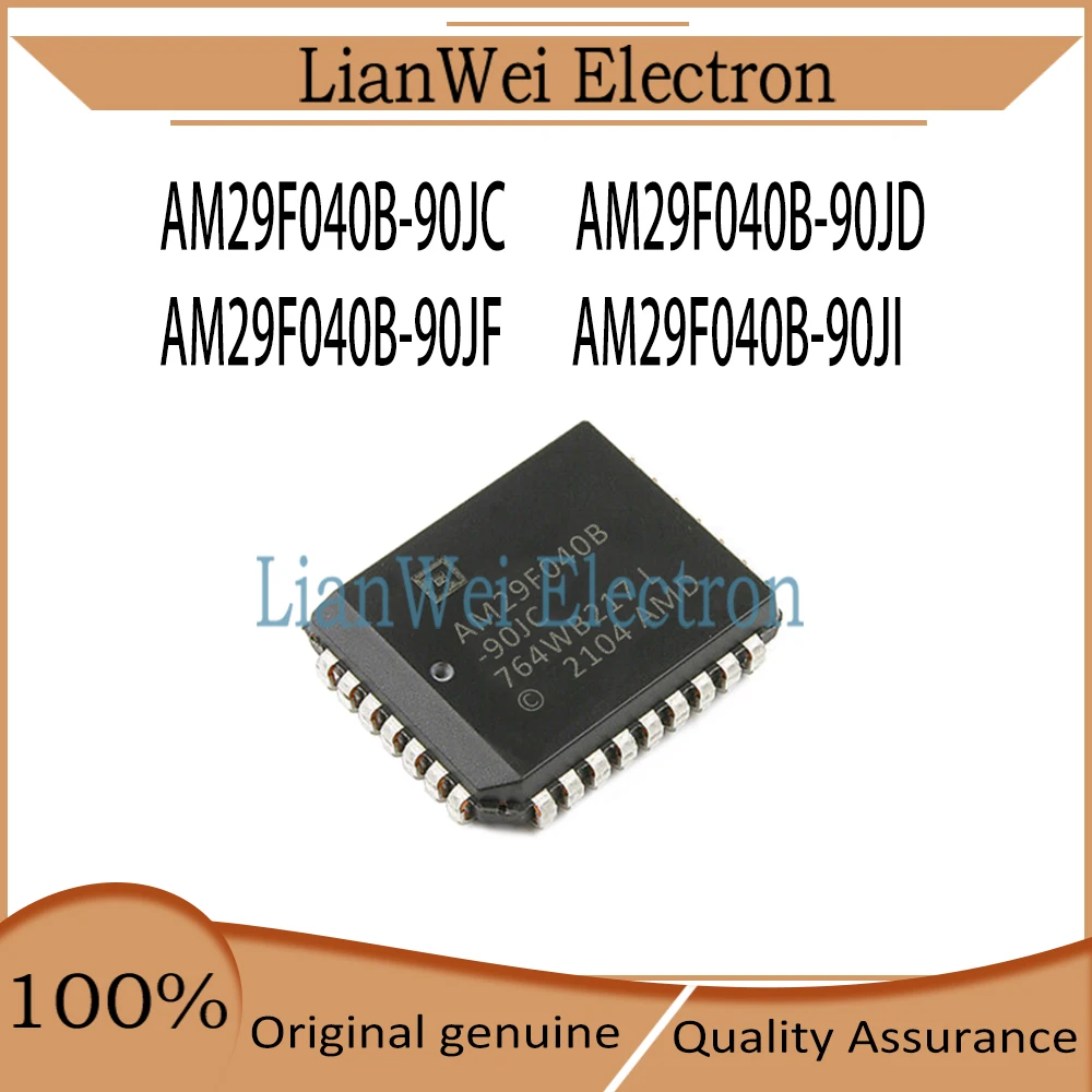 AM29F040B AM29F040 AM29F040B-90JC AM29F040B-90JD AM29F040B-90JF AM29F040B-90JI IC Chipset PLCC-32