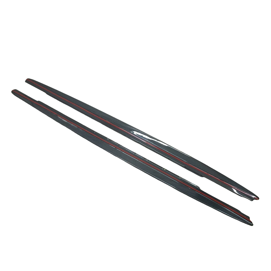 

MP Style Side Skirt Bumper Lips Short Shaft Double-sided Carbon Fiber for New 5 Series G30 F90 M5custom