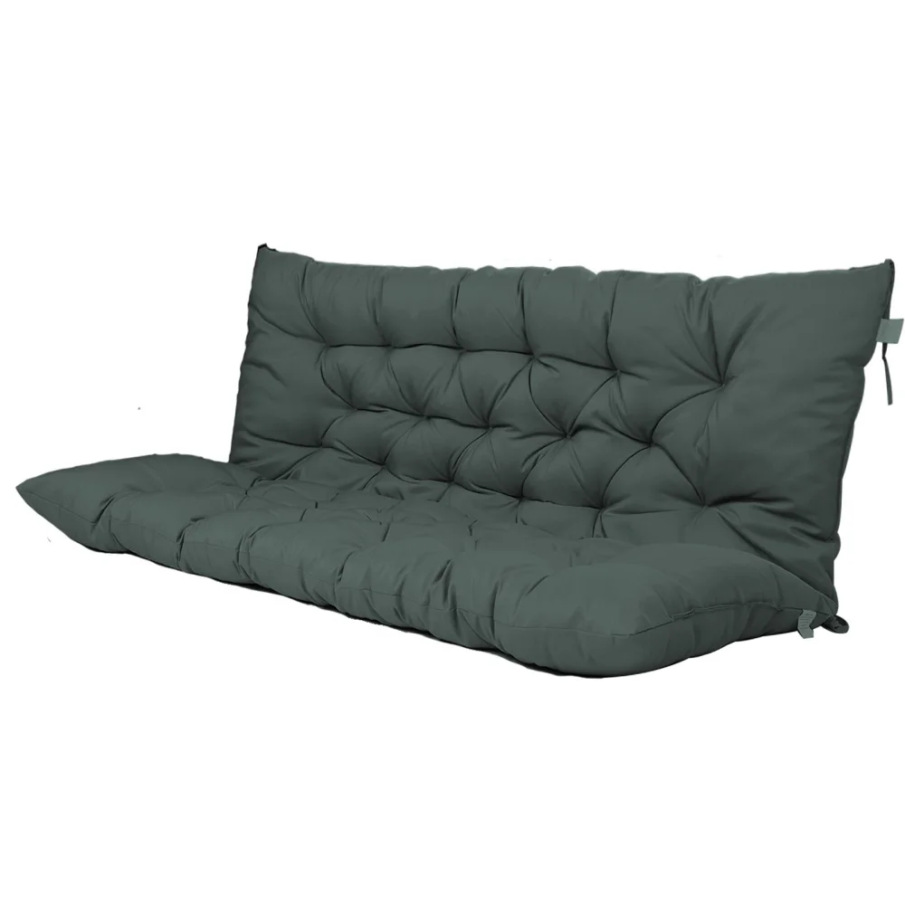 Swing Cushions 3 Seater Replacement, 71 x 40 in, Waterproof Porch Swing Cushions, 4 in. Thicken Bench Pad