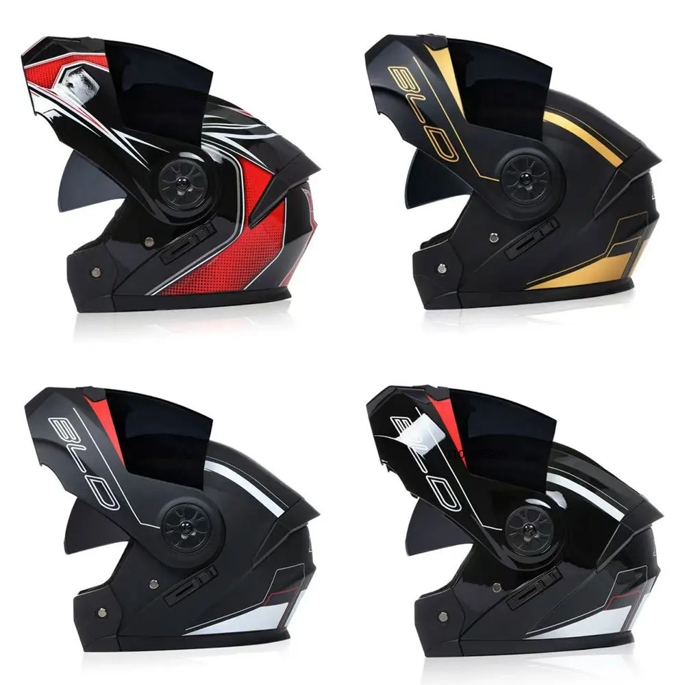 

DOT Certification Motorcycle Helmet Full Face Motocross Motorcycle Safety Casco Moto Breathable Riding Adult Flip Up Helmet