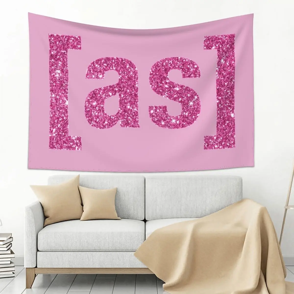 

pink glitter y2k [as] Tapestry