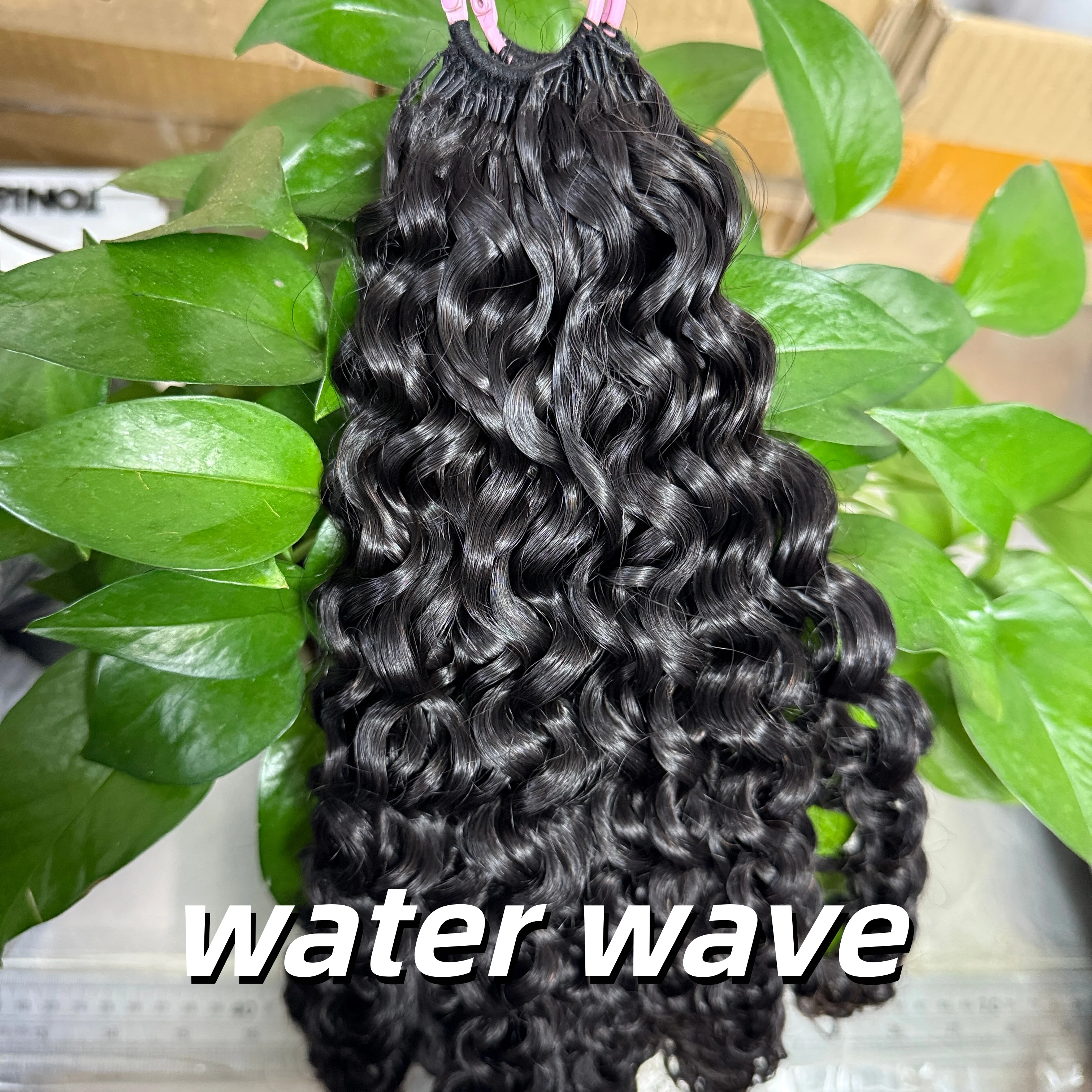 

Наборы для плетения косичек Miracle Braids из натуральных человеческих волос, глубокая волна, натуральные волосы для наращивания, косы для плетения для чернокожих женщин.