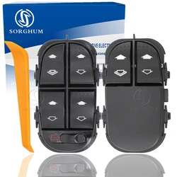 SORGHUM 7S4T-14529-AA 7S4Z-14529-A Power Window Switch Button For Focus 2000 07 MK1 Fucus CAK YS4Z14529BA 7S4Z14529A YS4T14529AA