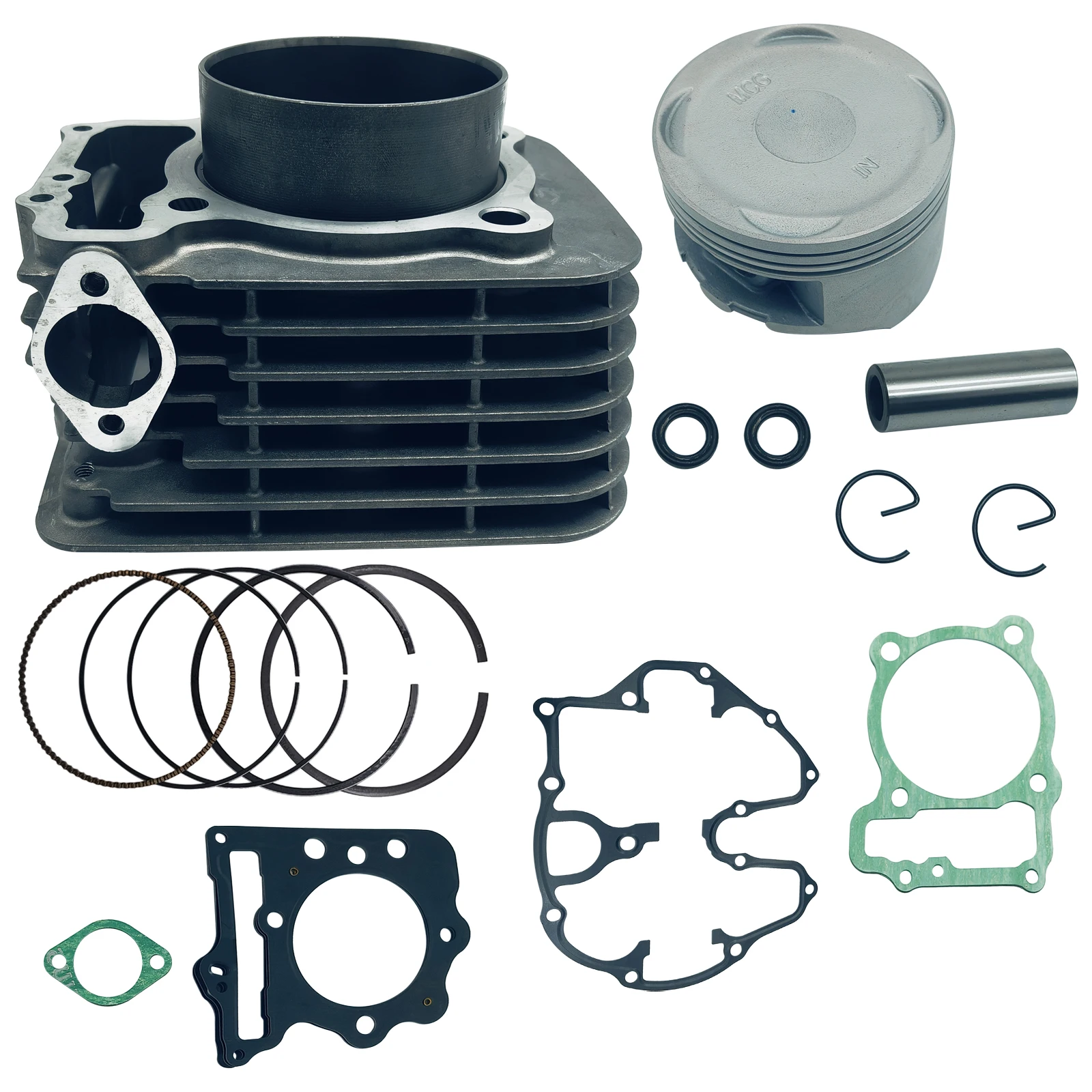 Juego de Cilindro, Pistón y Junta de 440cc y 89mm para Honda TRX400EX TRX400X TRX400-SL 12100-KCY-670 13101-KCY-670, Repuestos para ATV
