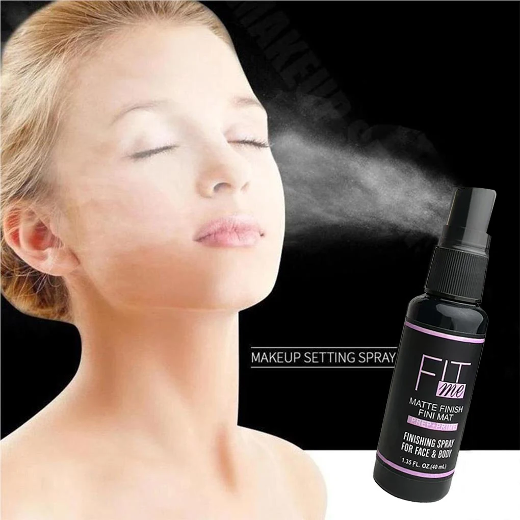 Finishing Spray Long Lasting Makeup Setting Spray Waterproof Easy to Clean Fast Drying Portable Oil Control Cosmetics