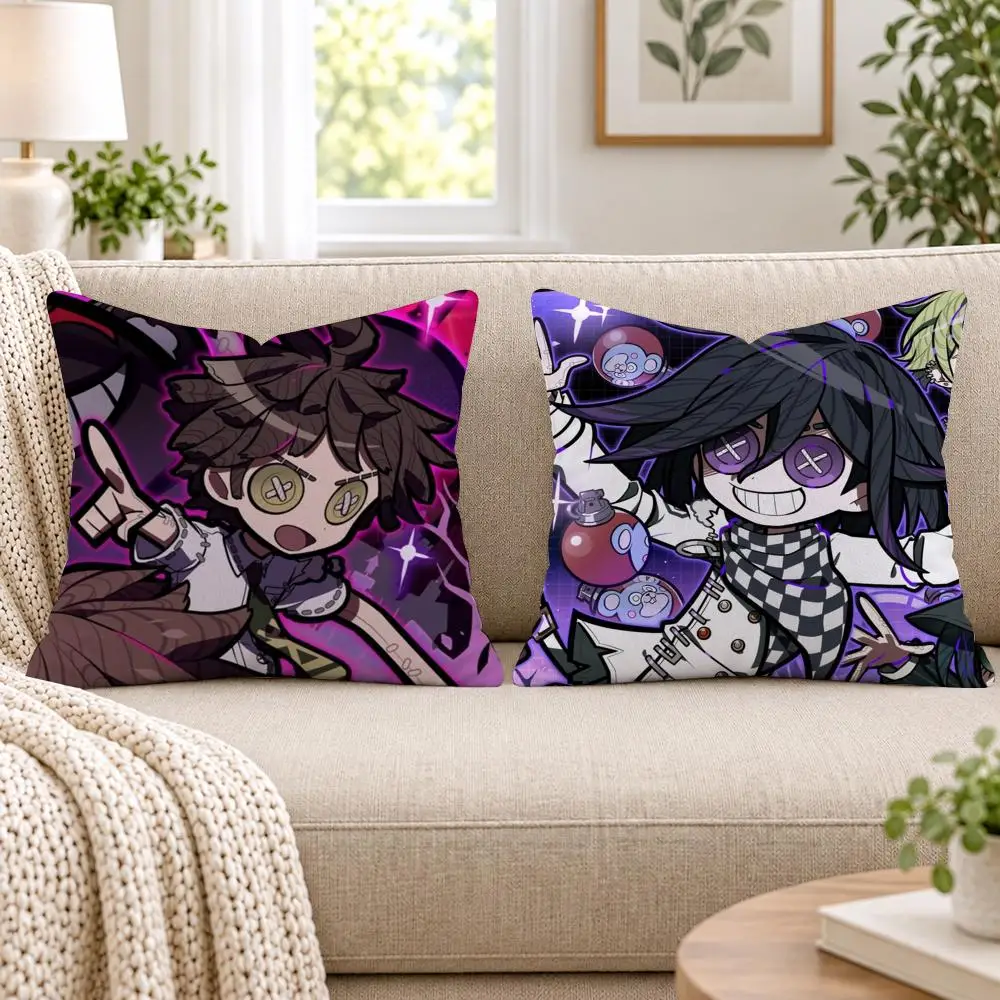 I-IdentityS V Cool Cushion Cover Short Plush Double-Sided Printing Sofa Bedroom Pillow Case Aesthetic Home Decor