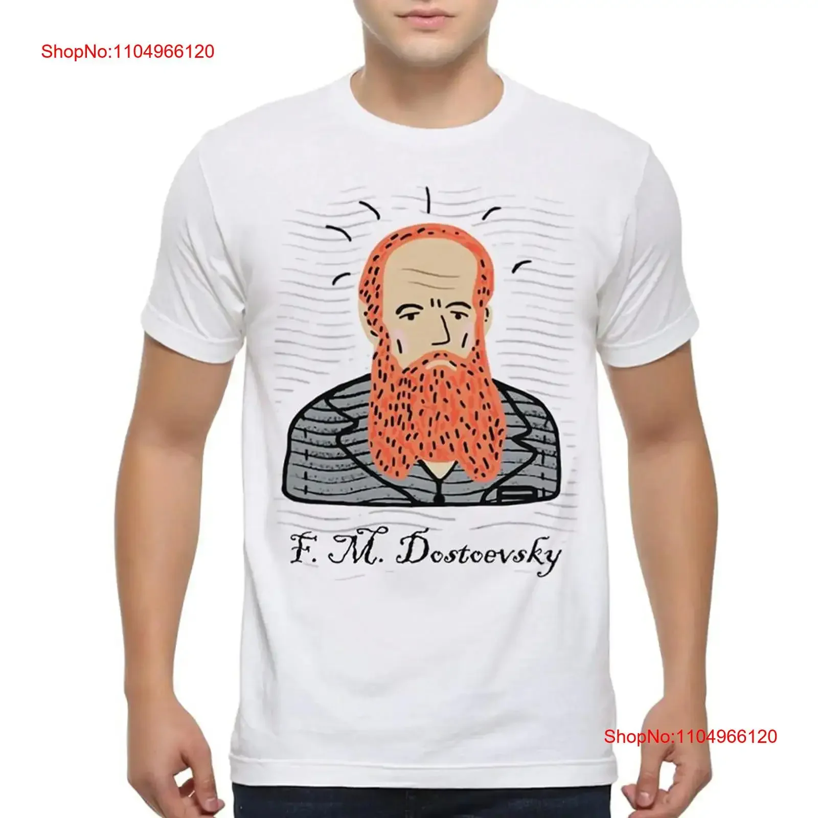 

Футболка Fiodor Michhailovich Dostoevsky, мужские и женские размеры BOK 300221, винтажная, мягкая, повседневная, модная, дышащая