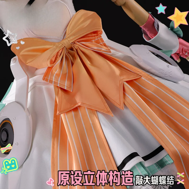 ZZZ Zenless Zone Zero angel Aria Cosplay Costume Lolita Dress Props Shoes Wig Wings Halloween Carnival New High Quality Uniform view 5