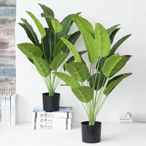 Great Artificial Tropical Palm, fake banana leaves, monster plastic for the home of the garden, 1pc 10 Main Sales Plan Grande - №6
