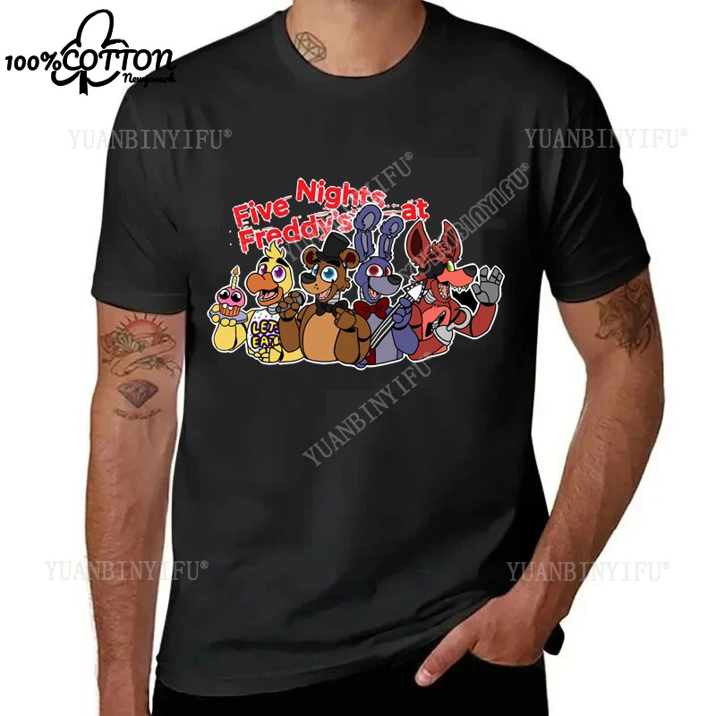 Hot style New Listing Classic Fnaf 2 Animatronics T Shirt Cotton Unisex Shirt  Printed Cool Loose Streetwear view 2